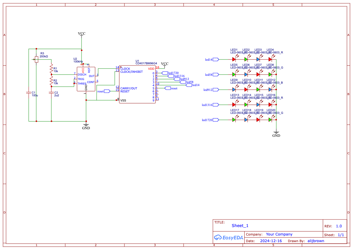 Dinosaur Light Schematic